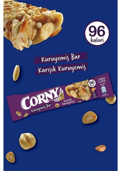 Karışık Kuruyemiş Bar 20 gr x 12 Adet fiyatları