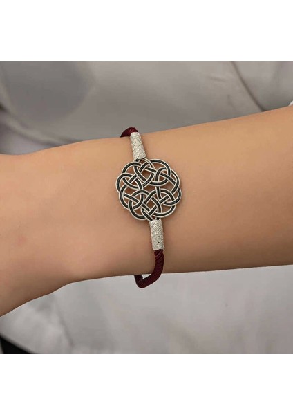 Gümüş Kazaziye Örgü Bileklik fiyatları