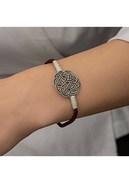 Gümüş Kazaziye Örgü Bileklik modelleri