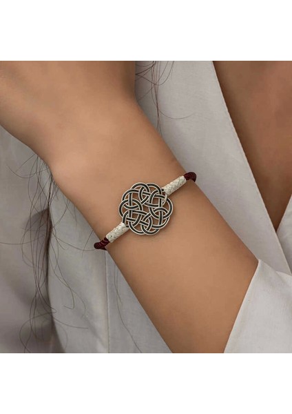 Gümüş Kazaziye Örgü Bileklik indirimleri