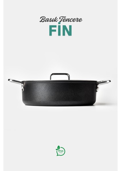 Fin Basık Tencere 24 cm
