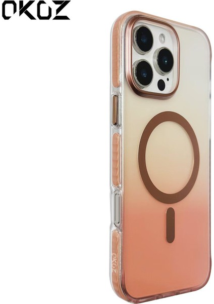 iPhone 16 Pro Max Grace Renk Geçişli Magsafe Koruyucu Kılıf