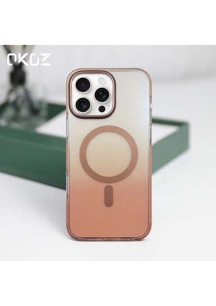 iPhone 16 Pro Max Grace Renk Geçişli Magsafe Koruyucu Kılıf