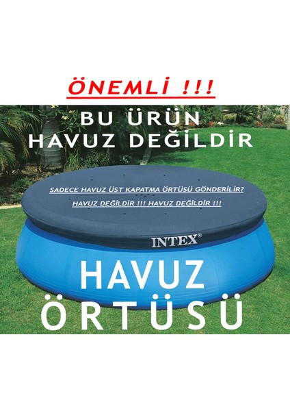 366 cm Çapındaki Easy Set Havuzlar Için Havuz Örtüsü - Lütfen Dikkat Bu Ürün Sadece Havuz Örtüsüdür