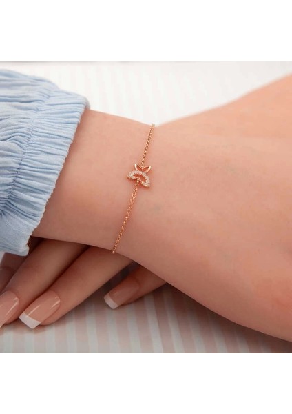 ​gümüş Rose Kelebek Kadın Bileklik fiyatları