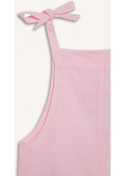 Kız Çocuk Viskon Askılı Tulum F5782A825SM