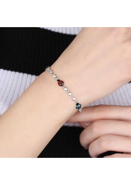 Gümüş Uğur Böceği Bayan Bileklik fiyatları