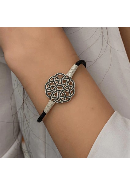 Gümüş Kazaziye Örgü Bileklik fırsatları