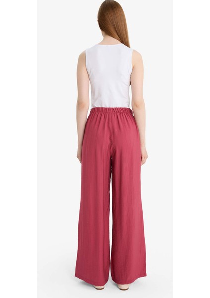 Wide Leg Krinkıl Kumaş Pantolon E7978AX25SM
