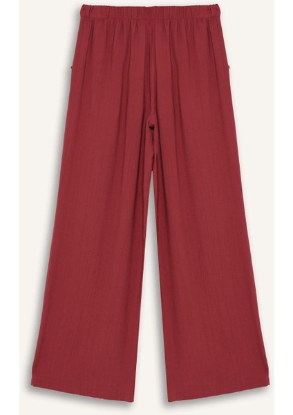 Wide Leg Krinkıl Kumaş Pantolon E7978AX25SM