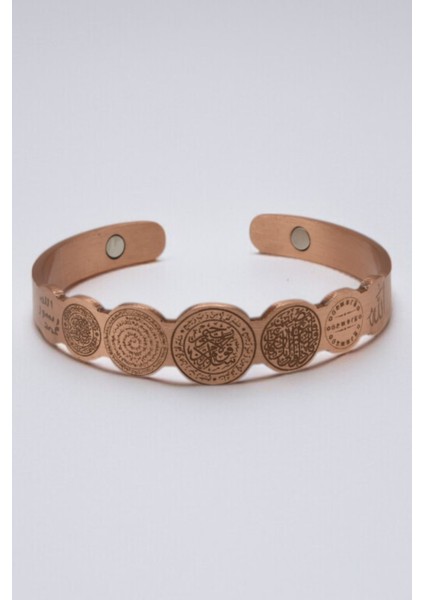 Dualı Mıknatıslı Doğal Bakır Bileklik Kastaki Ağrılara Şifa Desteği