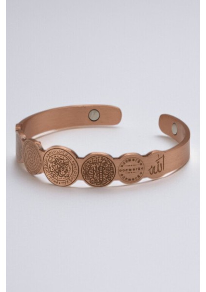 Dualı Mıknatıslı Doğal Bakır Bileklik Kastaki Ağrılara Şifa Desteği modelleri