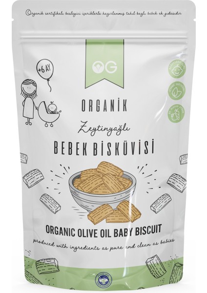 Organik Bebek Bisküvisi ve Bisküvi Tozu seti +6 Ay fiyatları
