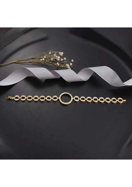 Gümüş Çeyrek Takılabilen Altın Kaplama Kadın Bileklik fiyatları