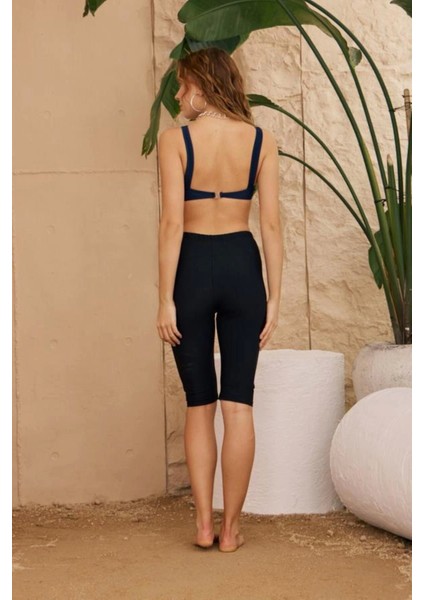 Mayo Taytı Likralı Siyah Diz Seviyesi fırsatları