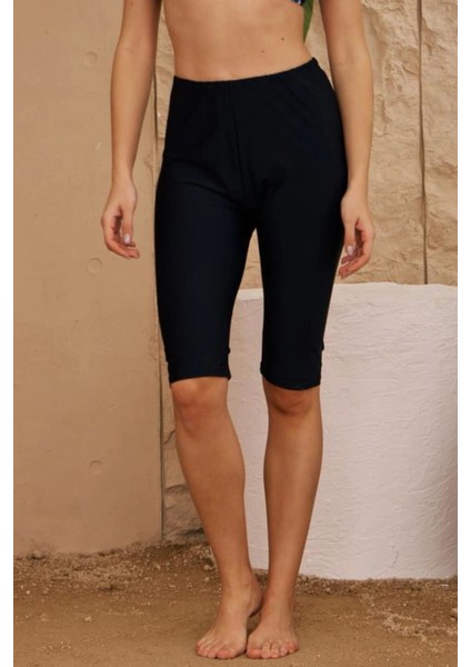 Mayo Taytı Likralı Siyah Diz Seviyesi indirimleri