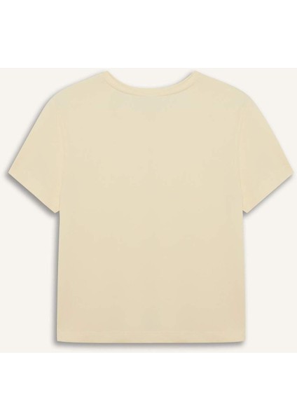 Standart Fit Bisiklet Yaka Sporcu Basic Düz Kısa Kollu Siyah Tişört D2296AX25SP