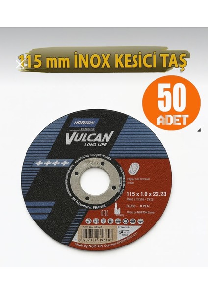Saınt-Gobaın 115X1,6X22.23 Inox Metal Kesme Taşı (50 Adet)