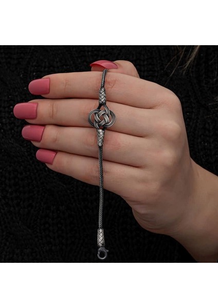 Gümüş Kazaziye Örgü Bileklik fiyatları