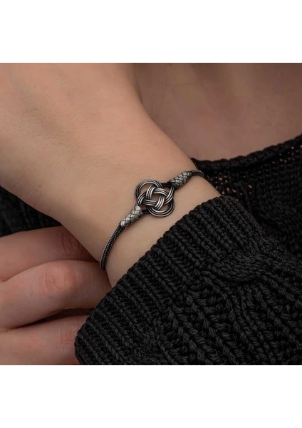 Gümüş Kazaziye Örgü Bileklik fırsatları
