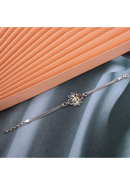 Gümüş Elif Vav Otantik Kadın Bileklik modelleri