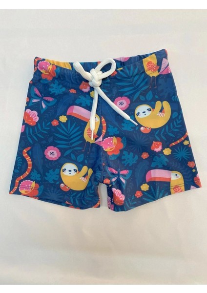 Erkek Çocuk Mayo Şortu Lacivert Koala Desen
