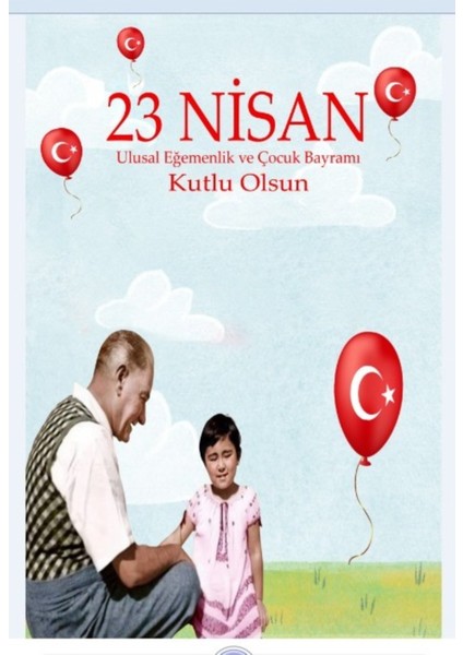 23 Nisan Ulusal Egemenlik ve Çocuk Bayramı, Atatürk, Okul Etkinlikler, Kumaş Pano