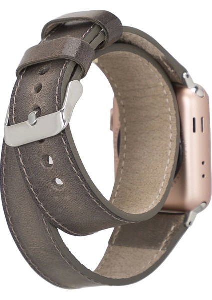 Apple Watch Uyumlu Deri Kordon 38-40-41MM Dt V23EF