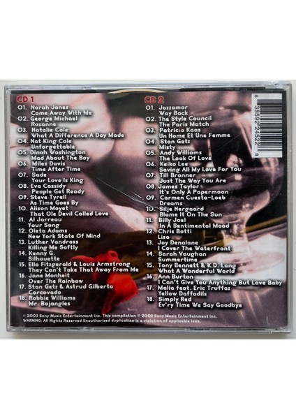 Kuschel Jazz Çift CD Norah Jones,sade,miles Davis Not King Cole .. (Orijinal Dönem Baskı Cd) fiyatları