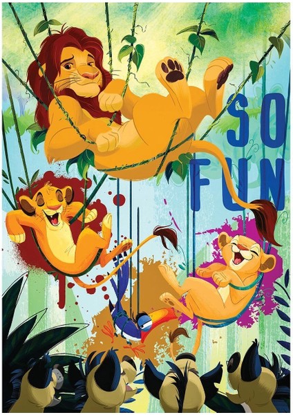 Lk 709 Puzzle 50 Parça/lıon Kıng Puzzle fiyatları