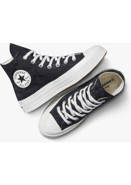Chuck 70 Kadın Dantelli Siyah Sneaker.001