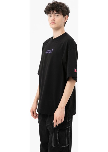 Baskılı Siyah Oversize T-Shirt fiyatları