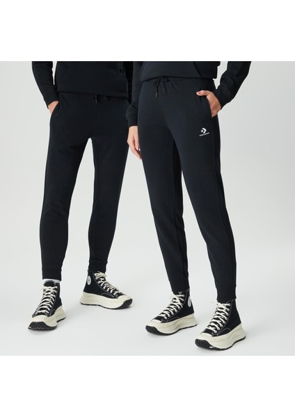 Go-To Star Chevron Standard-Fit Unisex Siyah Günlük Eşofman Altı.001 modelleri