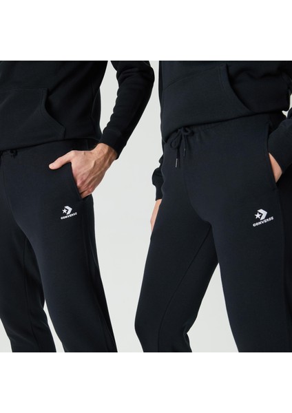 Go-To Star Chevron Standard-Fit Unisex Siyah Günlük Eşofman Altı.001 fırsatları