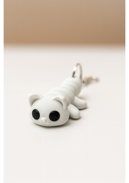 Sevimli Kedi Figürlü Plastik Anahtarlık fiyatları