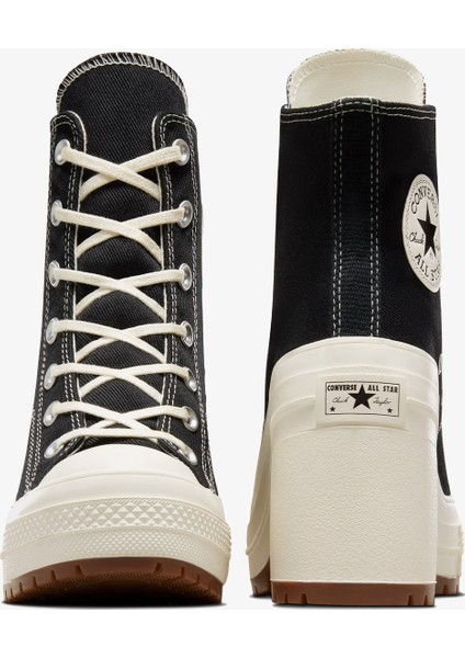 Chuck 70 De Luxe Heel Unisex Siyah Platform Sneaker.001 modelleri