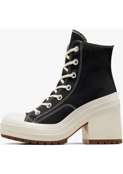 Chuck 70 De Luxe Heel Unisex Siyah Platform Sneaker.001 indirimleri