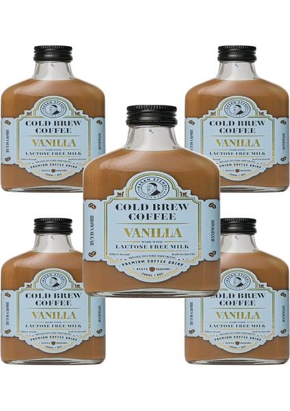 Cold Brew Coffee Vanilla Lactose Free - Laktozsuz Vanilyalı 190 ml x 5'li fiyatları