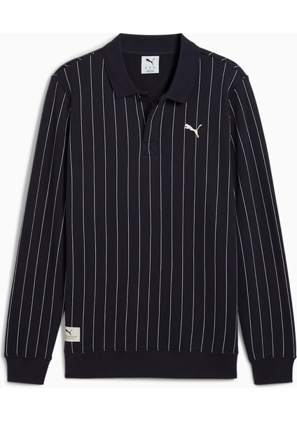 Class Erkek Lacivert Polo Sweatshirt (688217-16)