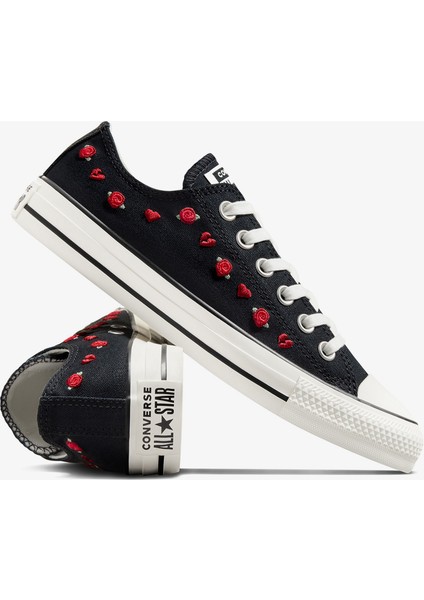 Chuck Taylor All Star Roses Kadın Siyah SNEAKER.001
