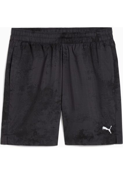 Tad Essentials Allover Print Erkek Siyah Şort (526719-51)