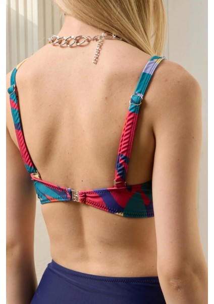 Bikini Takımı Kruvaze Toparlayıcı Lacivert Renk Paletli fiyatları