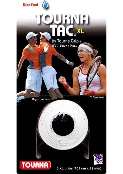 Tac Tenis Grip 3'lü Paket (Yapışkan His)