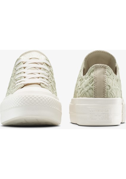 Chuck Taylor All Star Lıft ift Kadın Haki Sneaker A13524C.301 modelleri