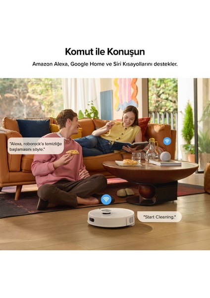Q8 Akıllı Robot Süpürge Beyaz