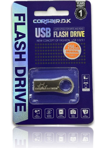 .d.k 3.0/3.1 USB Flash Bellek 256GB