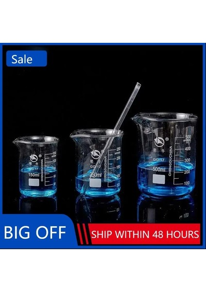 5-3000ML Şeffaf Ölçüm Kupası Yüksek Borosilikat Cam Laboratuvar Beheri Ölçekli Mutfak Pişirme Ölçüm Araçları Cupscapacity: 5ml 10PCS (Yurt Dışından)