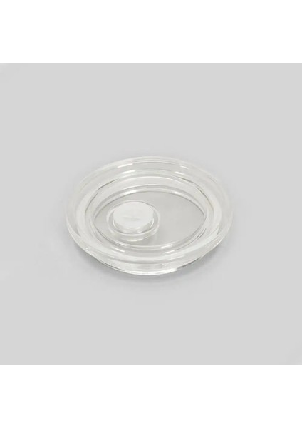 16 Oz Fincan Kapağı Taşınabilir Şeker Renkli Plastik Cam Dak Kapaklar Buzlu Kahve Fincanı Yeniden Kullanılabilir Kase Kapak: Clear-1 (Yurt Dışından)