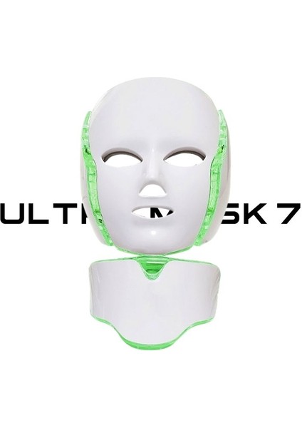 Ultra Mask 7 LED Işık Terapisi Maskesi – 192 Led, 7 Renkli Fotoporasyon & Miyostimülasyon | Anti-Aging Cilt Yenileme fırsatları