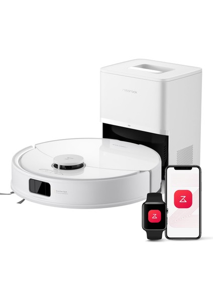 Q8 Max Pro Plus Akıllı Robot Süpürge Beyaz